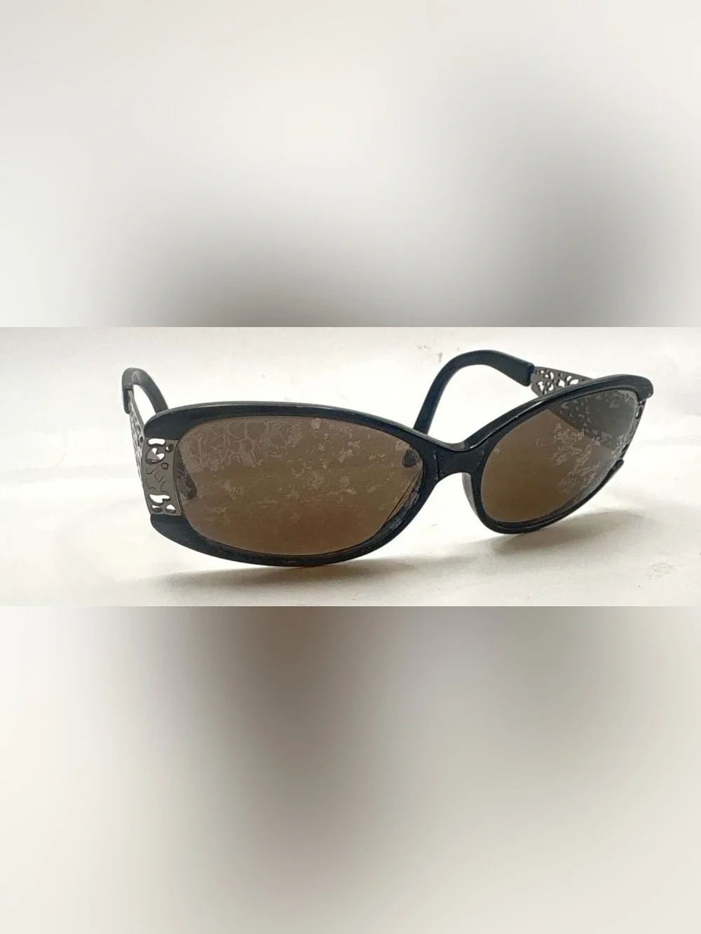 CT1021 Black Oval Sunglasses Frames Only